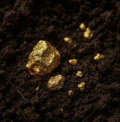 Gold in soil